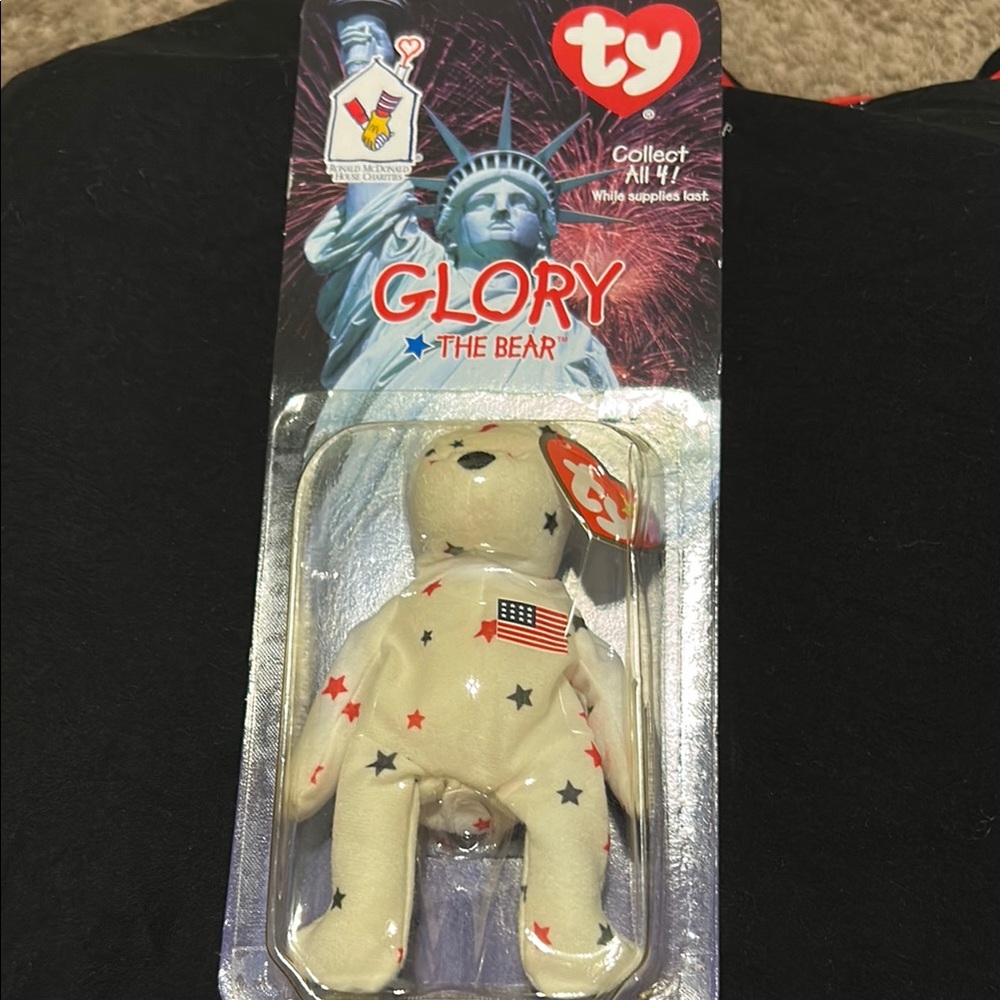 Ty Glory the Bear - White Plush Toy